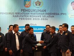 PWI Konsel Periode 2023-2026 Resmi Dikukuhkan