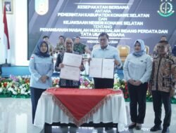 Pemda dan Kejari Konawe Selatan Teken MoU Bidang Penanganan Hukum dan Datun