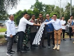 KPU Konsel Terima Bendera Kirab Pilkada 2024