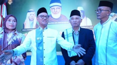 Bupati Surunuddin Ajak Masyarakat Pererat Silahturahmi Antar Umat Beragama Saat Hadiri Maulid Nabi SAW