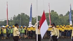Peringati HUT RI ke 80, PT Ifishdeco Tbk Gelar Pengibaran Bendera di Lokasi Tambang