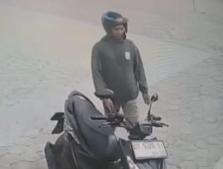 Aksi Pencurian Motor di SDN 51 Kendari, Pelaku Terekam CCTV