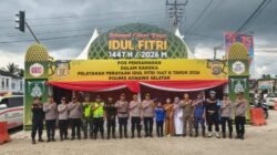 Pastikan Kesiapan Personel Jelang Hari Raya Idul Fitri, Tim Itwasda Polda Sultra Kunjungi Pospam Punggaluku