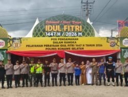 Pastikan Kesiapan Personel Jelang Hari Raya Idul Fitri, Tim Itwasda Polda Sultra Kunjungi Pospam Punggaluku