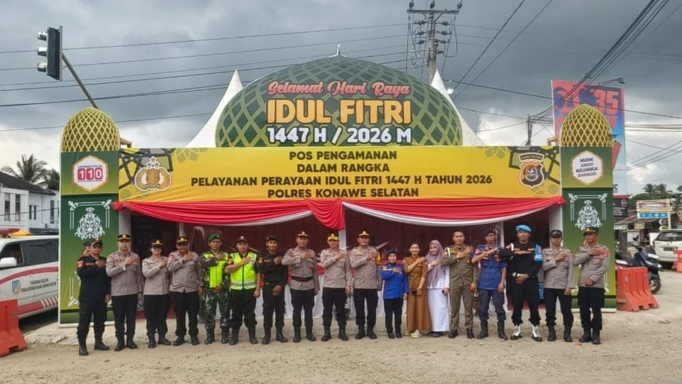 Pastikan Kesiapan Personel Jelang Hari Raya Idul Fitri, Tim Itwasda Polda Sultra Kunjungi Pospam Punggaluku