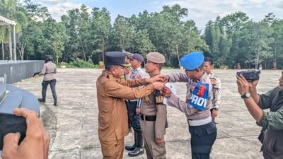 Bupati Irham Kalenggo Bacakan Amanat Kapolri pada Apel Gelar Pasukan Operasi Ketupat 2026