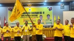 Terpilih Aklamasi, Irham Kalenggo Pimpin Partai Golkar Konawe Selatan Periode Ketiga