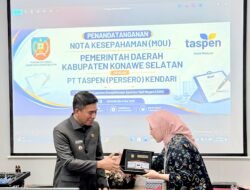 Perkuat Layanan Jaminan Sosial Bagi ASN, Pemkab Konsel – PT Taspen Teken MOU