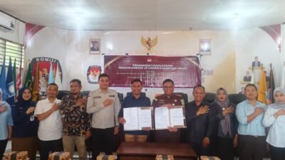 KPU Konawe Selatan dan Kejari Teken MoU, Perkuat Integritas Penyelenggaraan Pemilu dan Pilkada