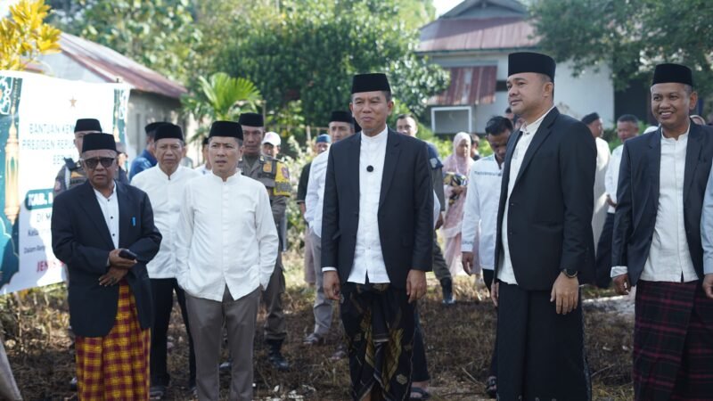 Teguhkan Nilai Spiritual dan Konstitusi, Bupati Konawe Selatan Percepat Pembangunan Masjid Al-Hidayah