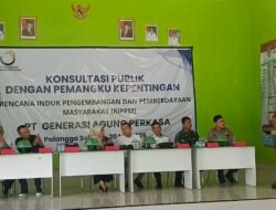 PT Generasi Agung Perkasa Gelar Konsultasi Publik, Susun 8 Sektor Program Pemberdayaan Masyarakat