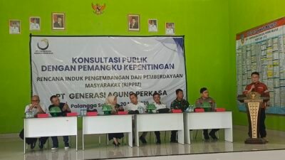 PT Generasi Agung Perkasa Gelar Konsultasi Publik, Susun 8 Sektor Program Pemberdayaan Masyarakat