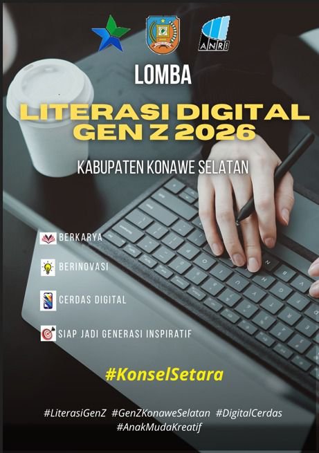 ‎Dibuka! Pendaftaran Lomba Literasi Digital Gen Z 2026, Sasar Pelajar SMP hingga SMA Se- Kabupaten Konawe Selatan