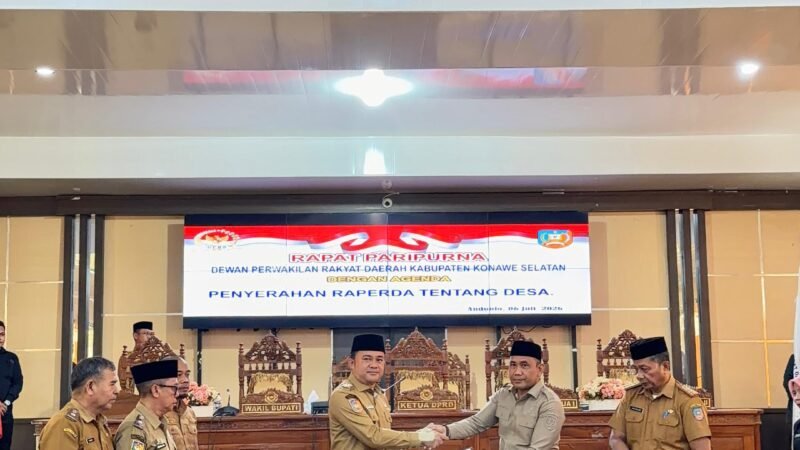 Masa Jabatan Kades Jadi 8 Tahun, Raperda Perubahan Desa Diajukan ke DPRD Konsel