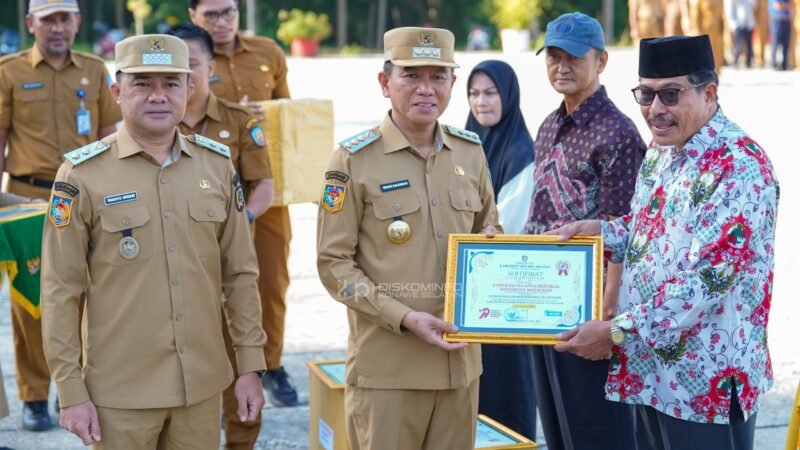 Pemkab Konsel Beri Penghargaan Koperasi Terbaik dan Resmikan Fasilitas Baru di Hari Koperasi Nasional Ke-79