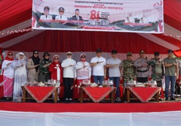 Karnaval Perjuangan HUT RI ke-81 di Konsel Meriah, Bupati Tekankan Semangat Patriotisme ASN
