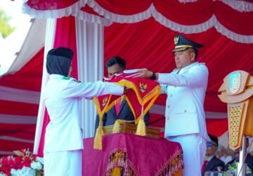 Tampil Memukau, Paskibraka Konsel Sukses Kibarkan Merah Putih di HUT ke-81 RI