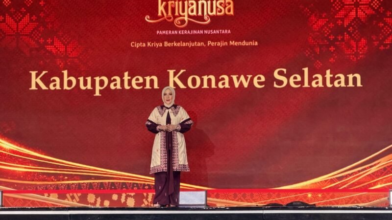 Ketua Dekranasda Konsel Bawa Indentitas Budaya Daerah Ke Panggung Kriyanusa 2026